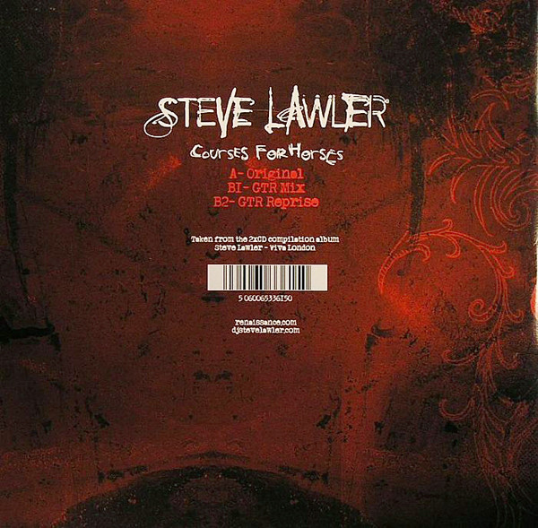 Steve Lawler - Courses For Horses | Renaissance (RENX052) - 2 Steve Lawler - Courses For Horses | Renaissance (RENX052) - 2