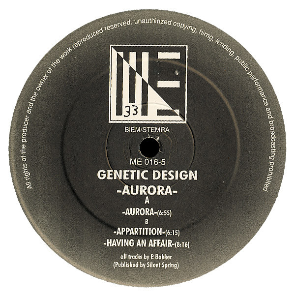 Genetic Design - Aurora | Me Records (ME 016-5) - 3