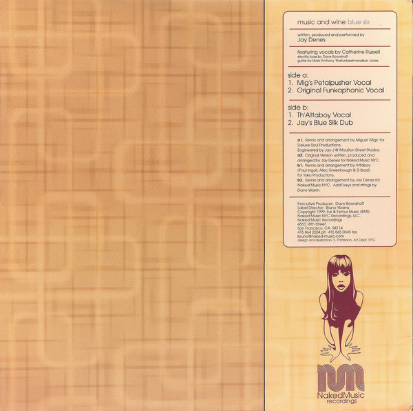 Blue Six - Music And Wine | Naked Music Recordings (NM002) - 2 Blue Six - Music And Wine | Naked Music Recordings (NM002) - 2