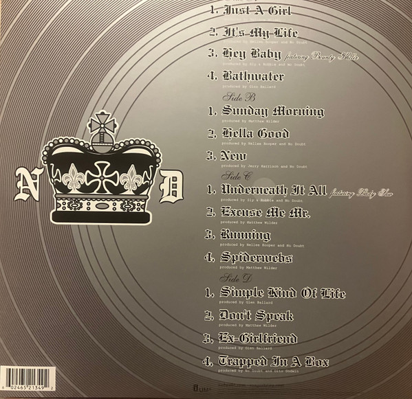No Doubt - The Singles 1992-2003 | Interscope Records (00602465213492) - 3 No Doubt - The Singles 1992-2003 | Interscope Records (00602465213492) - 3