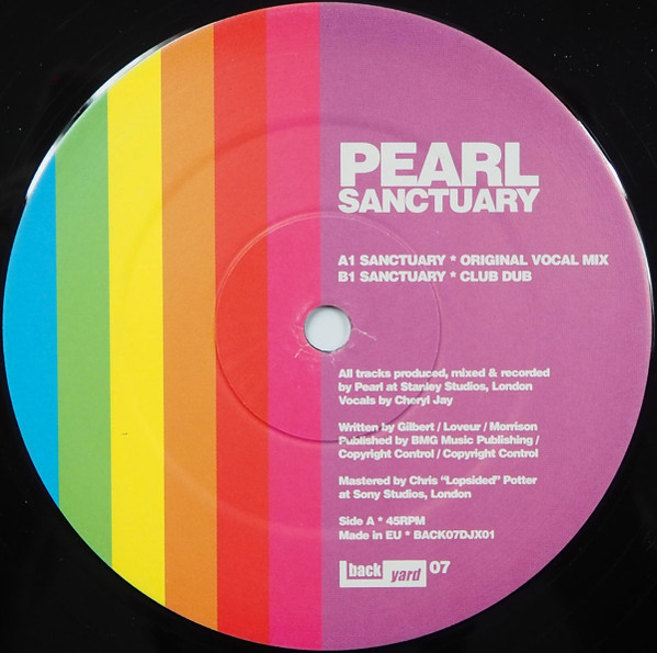 Pearl - Sanctuary | Back Yard Recordings (BACK07DJX01) - 2