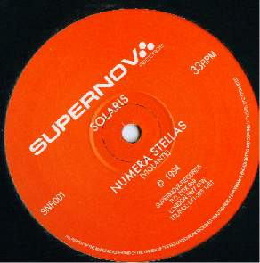 Solaris - Numera Stellas | Supernova Records (SNR001) - main