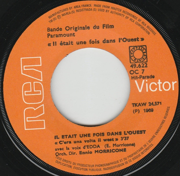 Ennio Morricone - Il Était Une Fois Dans L'Ouest | RCA Victor (49.622) - 3