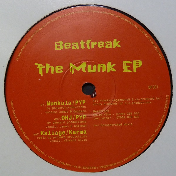 Panyard / Karma - The Munk EP | Beatfreak (BF001)