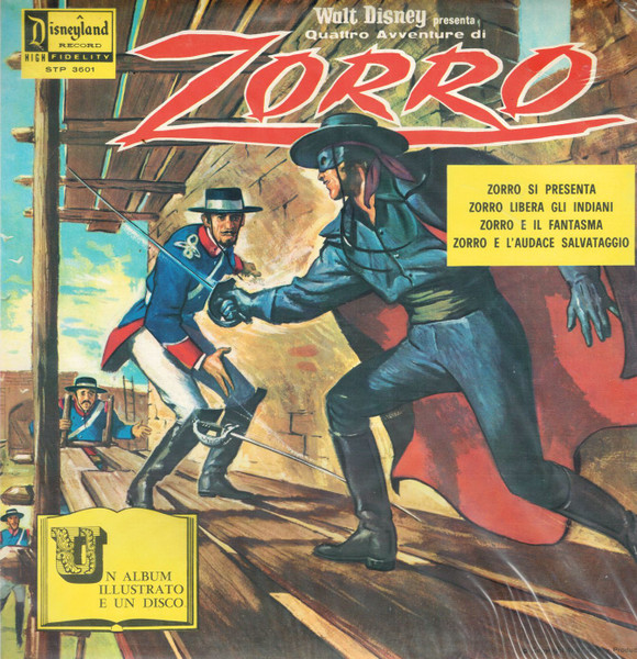 William Lava - Quattro Avventure di Zorro | Disneyland (STP 3601) - main William Lava - Quattro Avventure di Zorro | Disneyland (STP 3601) - main