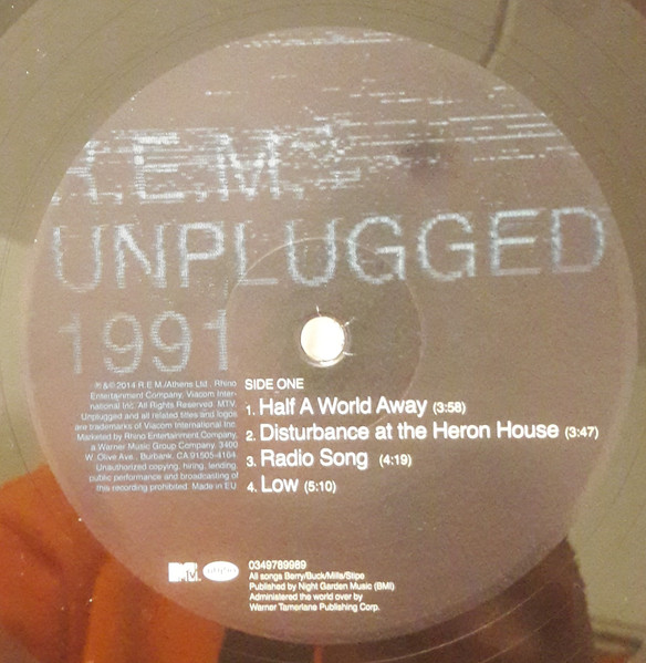 R.E.M. - Unplugged 1991 | Rhino Records (603497899890) - 4
