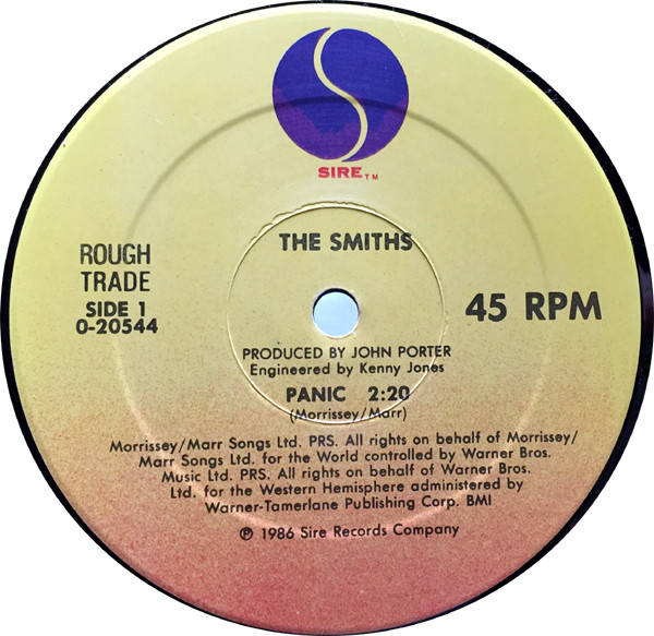 The Smiths - Panic | Sire (0-20544) - 3 The Smiths - Panic | Sire (0-20544) - 3