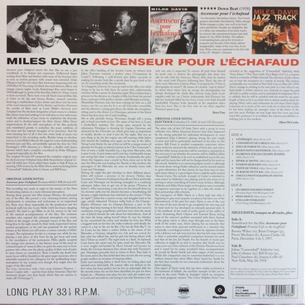 Miles Davis - Ascenseur Pour L'Échafaud (Lift To The Gallows) | WaxTime (771970) - 2 Miles Davis - Ascenseur Pour L'Échafaud (Lift To The Gallows) | WaxTime (771970) - 2