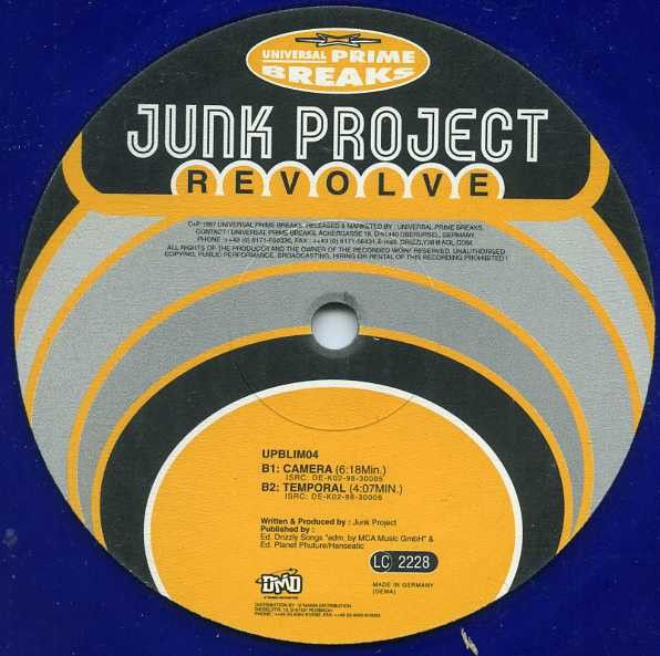 Junk Project - Revolve | Universal Prime Breaks (UPBLIM04)
