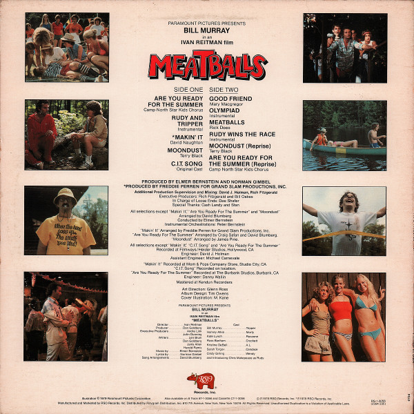 Various - The Original Soundtrack From The Motion Picture Meatballs | RSO (RS-1-3056) - 2 Various - The Original Soundtrack From The Motion Picture Meatballs | RSO (RS-1-3056) - 2
