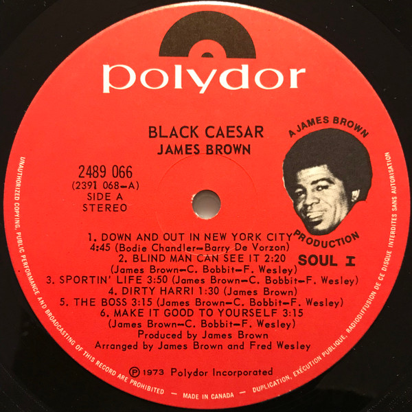 James Brown - Black Caesar [Vinyl] | Polydor (2489 066) - 4
