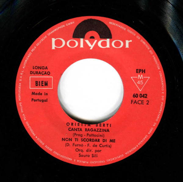 Orietta Berti - Solo Tu | Polydor (60 042) - 4