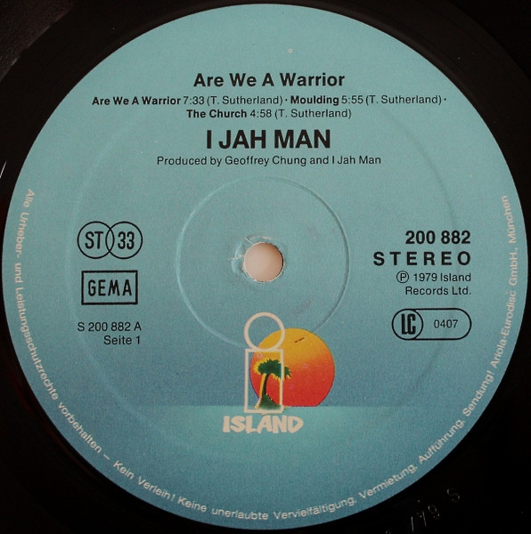 Ijahman Levi - Are We A Warrior | Island Records (200 882) - 3