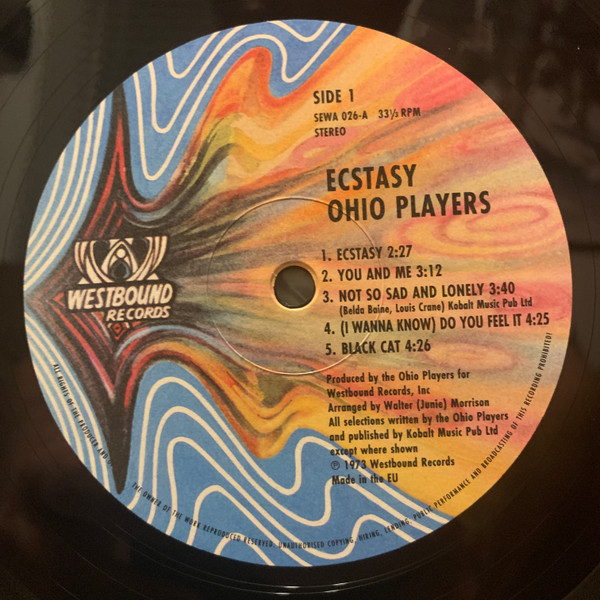 Ohio Players - Ecstasy | Westbound Records (SEWA 026) - 3