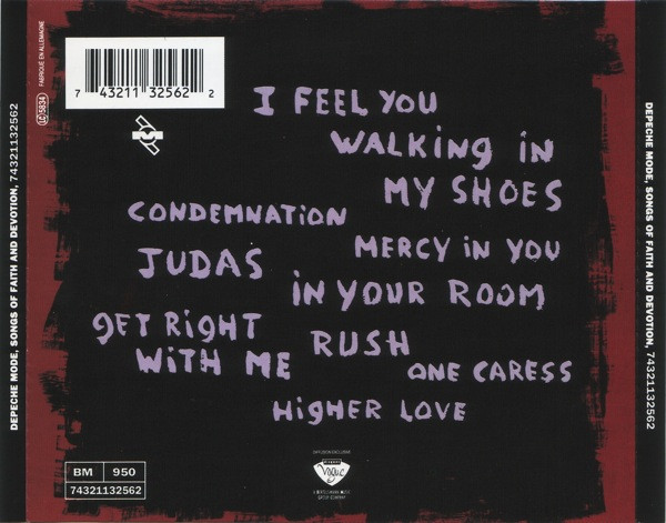 Depeche Mode - Songs Of Faith And Devotion | Mute (74321132562) - 2