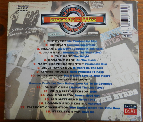 Various - La Fabuleuse Histoire Du Rock - Country - Folk | Club Dial (931013-2) - 2 Various - La Fabuleuse Histoire Du Rock - Country - Folk | Club Dial (931013-2) - 2