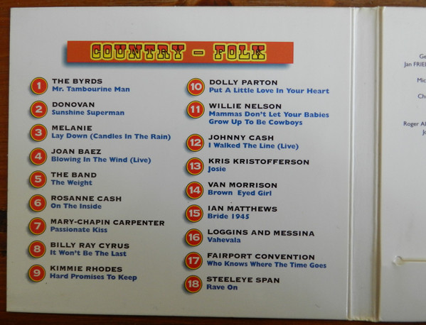 Various - La Fabuleuse Histoire Du Rock - Country - Folk | Club Dial (931013-2) - 3 Various - La Fabuleuse Histoire Du Rock - Country - Folk | Club Dial (931013-2) - 3