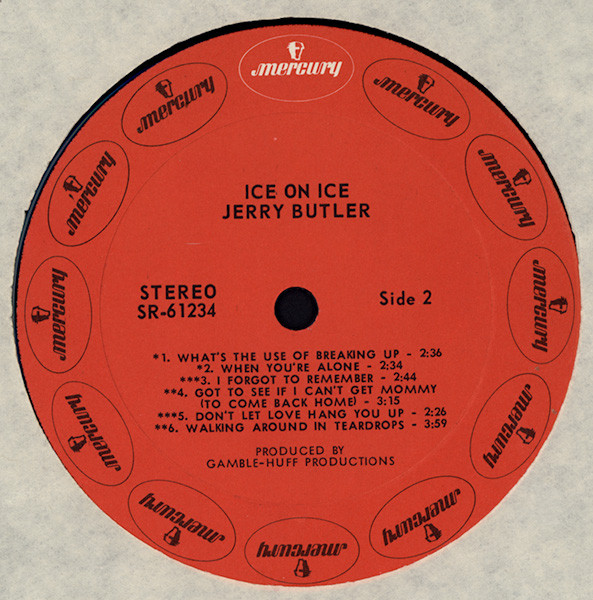 Jerry Butler - Ice On Ice | Mercury (SR-61234) - 4