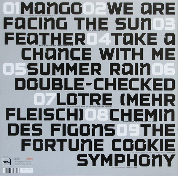 Sascha Funke - Mango | BPitch Control (BPC 167LP) - 2 Sascha Funke - Mango | BPitch Control (BPC 167LP) - 2