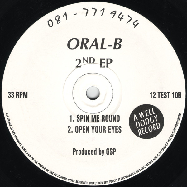 Oral-B - 2nd EP | A Well Dodgy Record (12 TEST 10) - 2 Oral-B - 2nd EP | A Well Dodgy Record (12 TEST 10) - 2