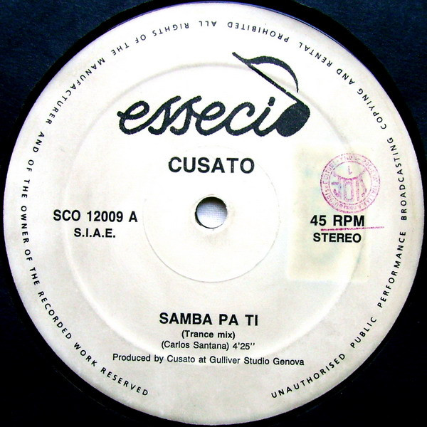 Salvatore Cusato - Samba Pa Ti | Essecio (SCO 12009) - main