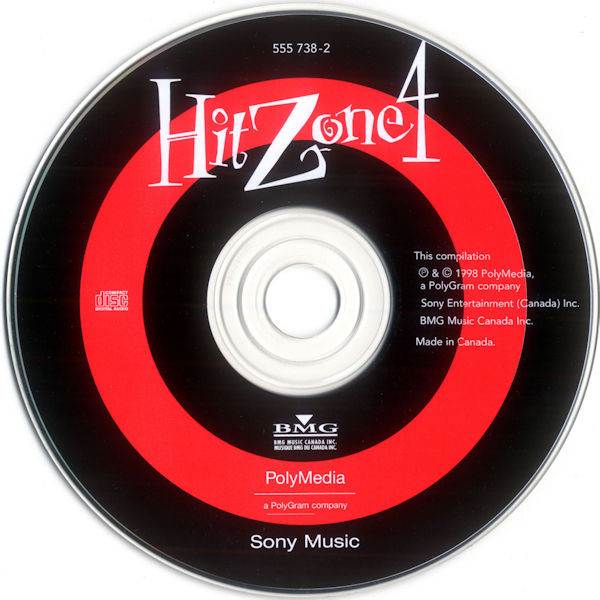 Various - Hit Zone 4 | Polymedia (555 738-2) - 3 Various - Hit Zone 4 | Polymedia (555 738-2) - 3