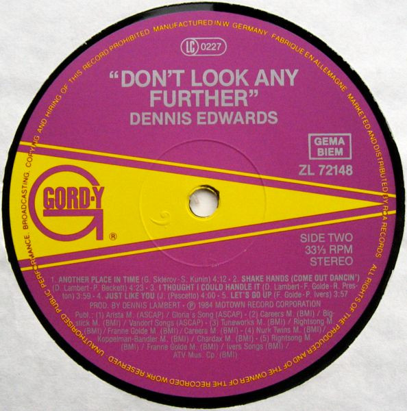 Dennis Edwards - Don't Look Any Further | Gordy (ZL72148) - 4