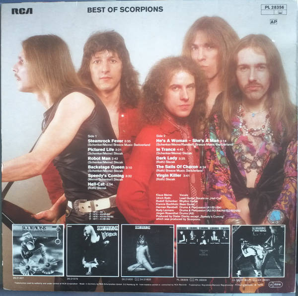 Scorpions - Best Of Scorpions | RCA Victor (PL 28356) - 2 Scorpions - Best Of Scorpions | RCA Victor (PL 28356) - 2