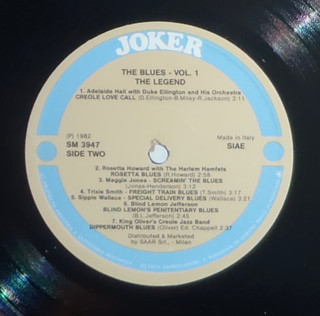 Various - The Legend, The Blues Vol. 1 | Joker (SM 3947)