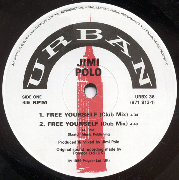 Jimi Polo - Free Yourself / Better Days | Urban (URBX 36) - 3