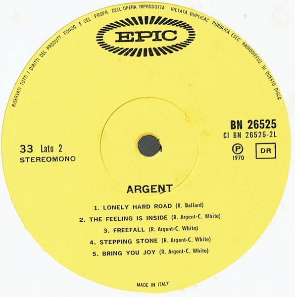 Argent - Argent | Epic (BN 26525) - 3