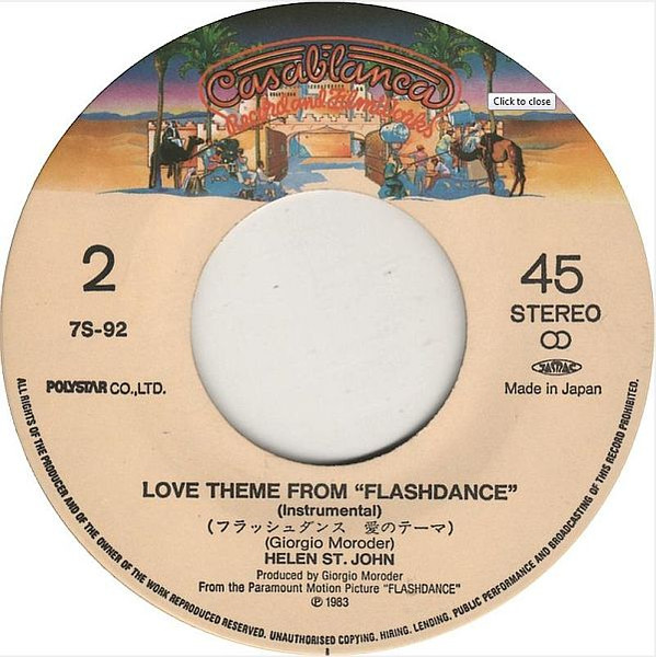 Irene Cara - Flashdance... What A Feeling | Casablanca (7S-92) - 4