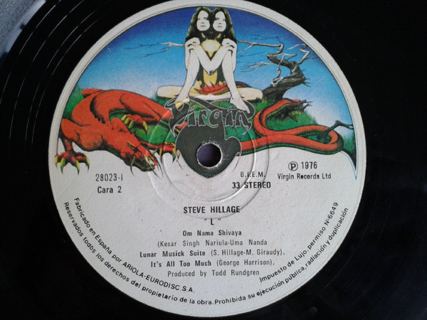 Steve Hillage - L | Virgin (28023-I) - 3