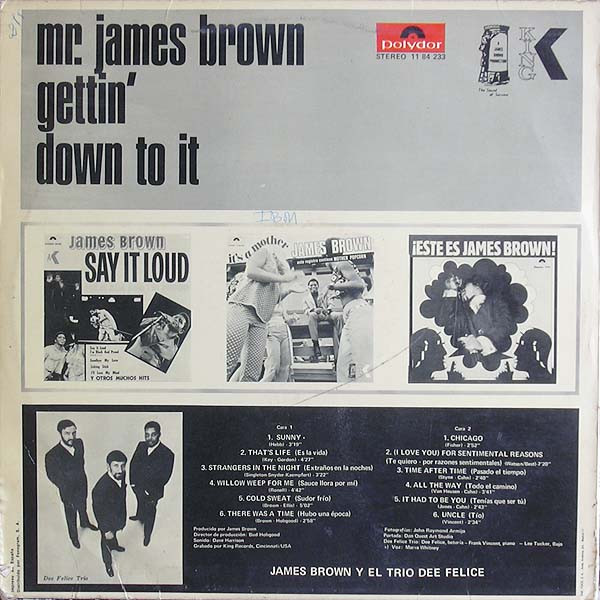 James Brown - Gettin' Down To It | King Records (KSD 1051) - 2
