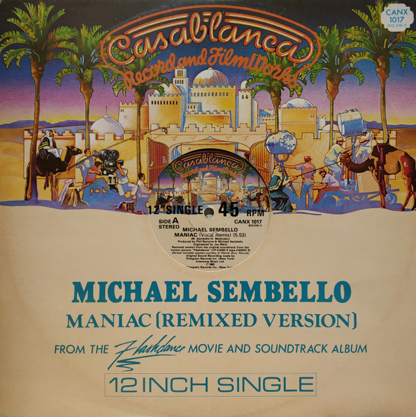 Michael Sembello - Maniac | Casablanca (CANX 1017) - main Michael Sembello - Maniac | Casablanca (CANX 1017) - main