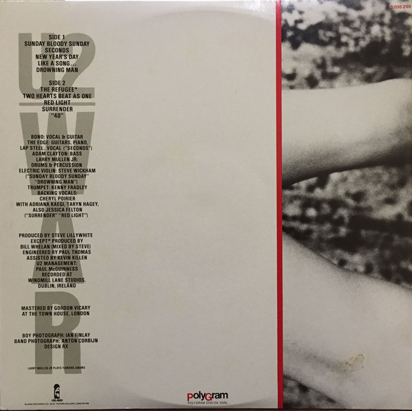 U2 - War | Island Records (5205 259) - 2