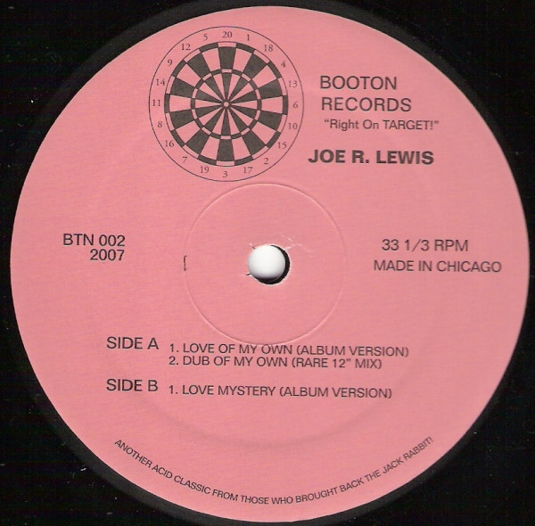 Joe Lewis - Love Of My Own | Booton Records (BTN 002)