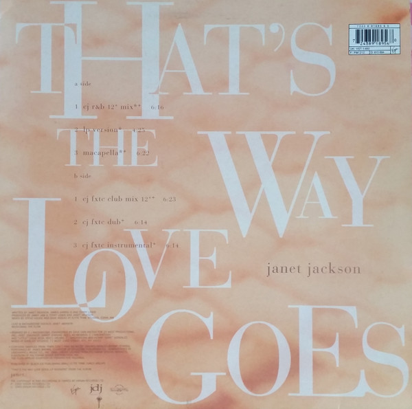 Janet Jackson - That's The Way Love Goes | Virgin (VST 1460) - 2 Janet Jackson - That's The Way Love Goes | Virgin (VST 1460) - 2