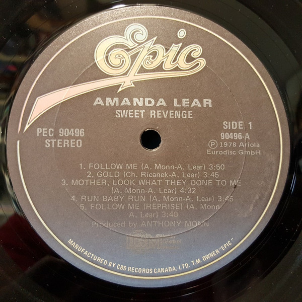 Amanda Lear - Sweet Revenge | Inter Global Music (PEC 90496) - 3 Amanda Lear - Sweet Revenge | Inter Global Music (PEC 90496) - 3