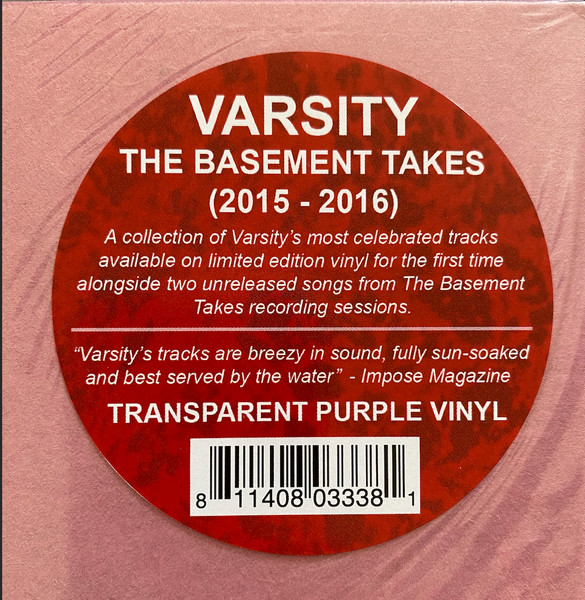 Varsity - The Basement Takes (2015-2016) | Run For Cover Records (RFC201) - 2 Varsity - The Basement Takes (2015-2016) | Run For Cover Records (RFC201) - 2