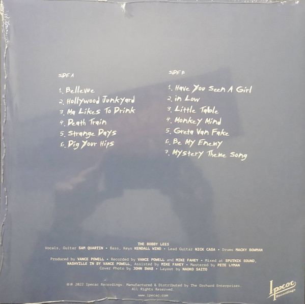 The Bobby Lees - Bellevue | Ipecac Recordings (IPC260LP) - 2