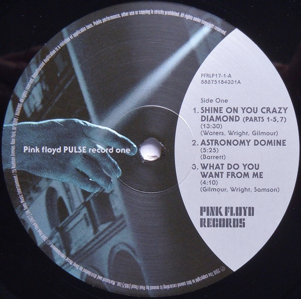 Pink Floyd - Pulse | Pink Floyd Records (PFRLP17) - 2 Pink Floyd - Pulse | Pink Floyd Records (PFRLP17) - 2