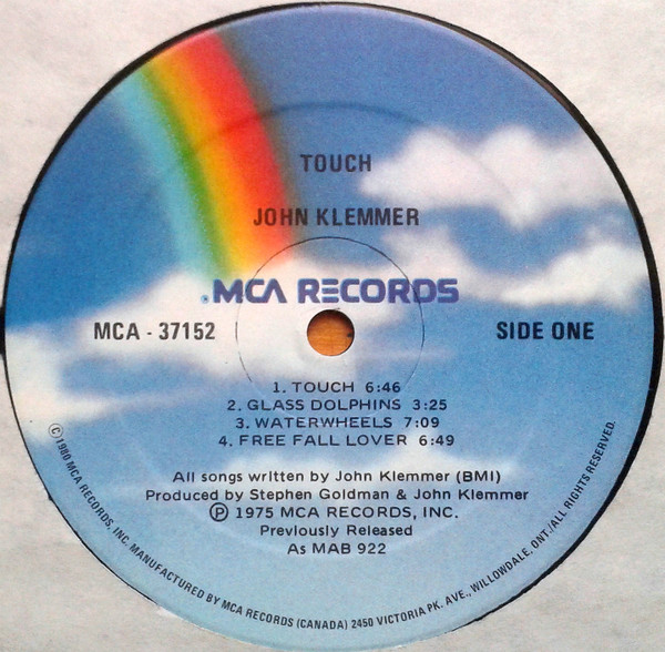 John Klemmer - Touch | MCA Records (MCA-37152) - 3 John Klemmer - Touch | MCA Records (MCA-37152) - 3