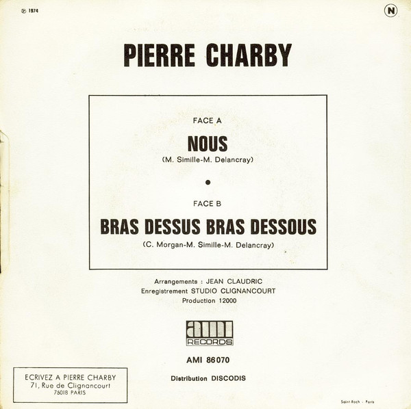 Pierre Charby - Nous | AMI Records (86070) - 2