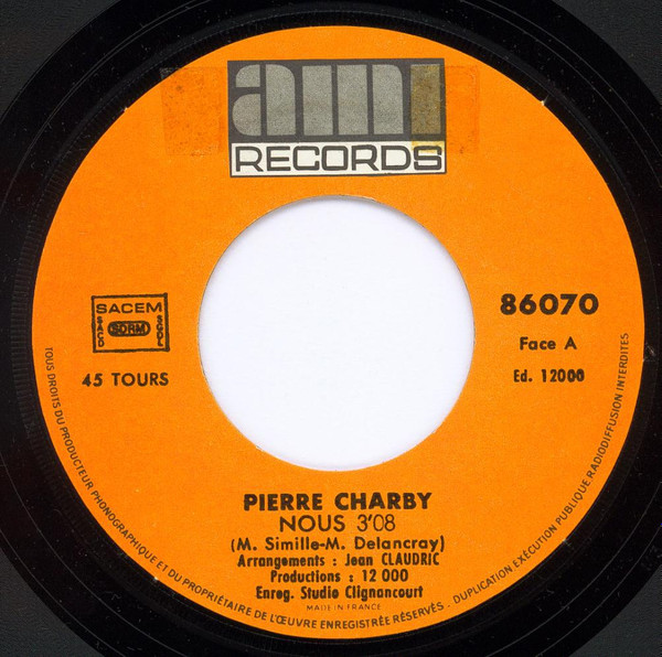 Pierre Charby - Nous | AMI Records (86070) - 3