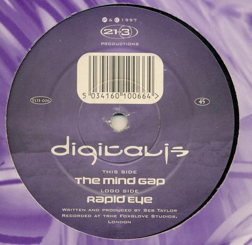 Digitalis - Rapid Eye / The Mind Gap | 21-3 Records (TO3 006)