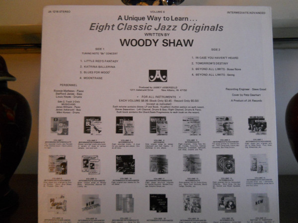 Jamey Aebersold - For You To Play... Woody Shaw Eight Classic Jazz Originals | JA Records (JA 1218) - 2 Jamey Aebersold - For You To Play... Woody Shaw Eight Classic Jazz Originals | JA Records (JA 1218) - 2