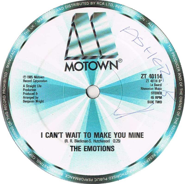 The Emotions - Miss Your Love | Motown (ZT 40114) - 4