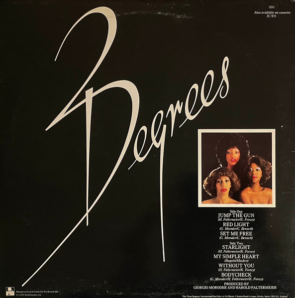 The Three Degrees - 3D | Ariola (3D1) - 2