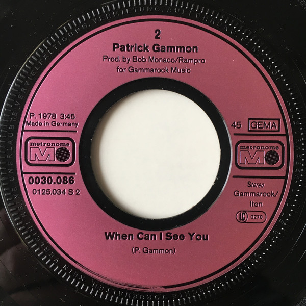 Patrick Gammon - (I Can't Get No) Satisfaction | Metronome (0030.086) - 3